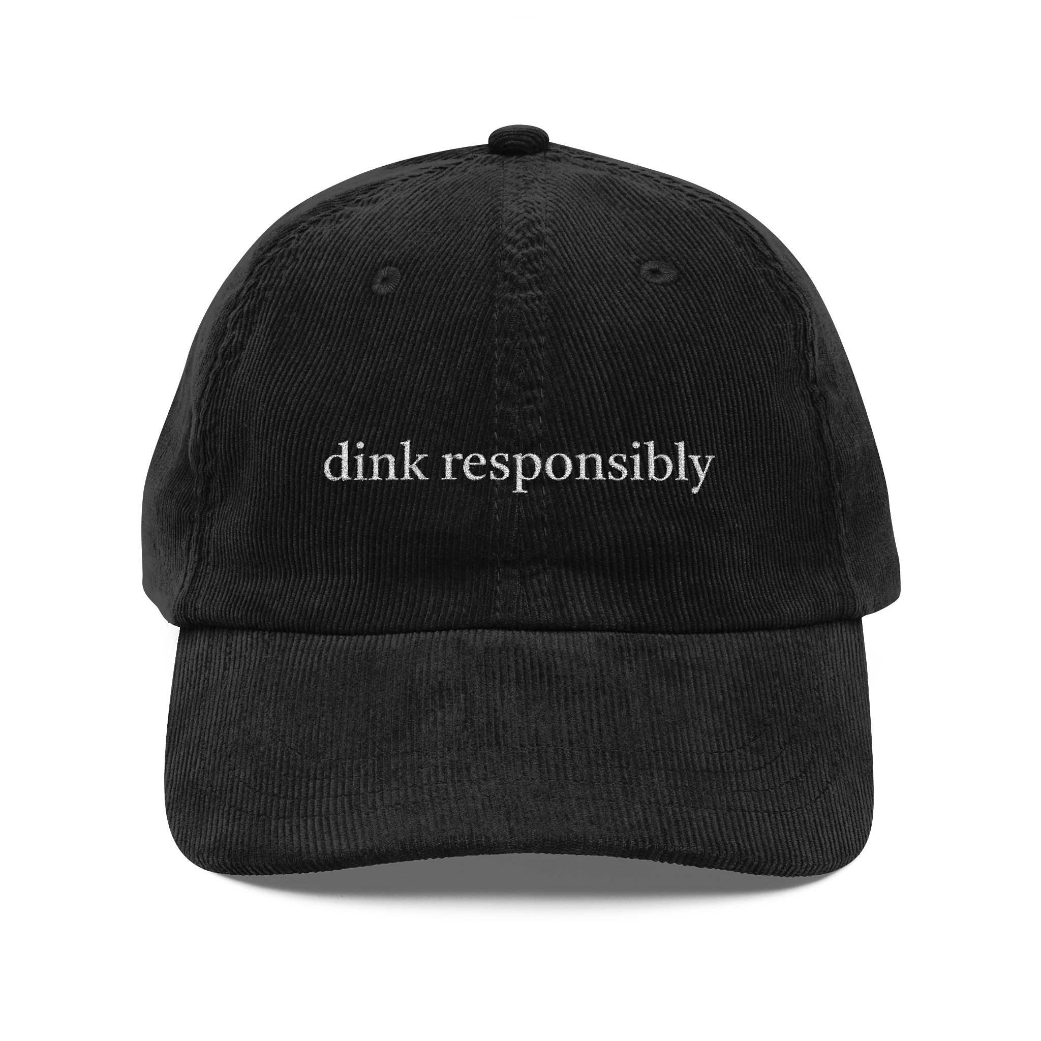 Dink Responsibly Corduroy Cap - Image 4