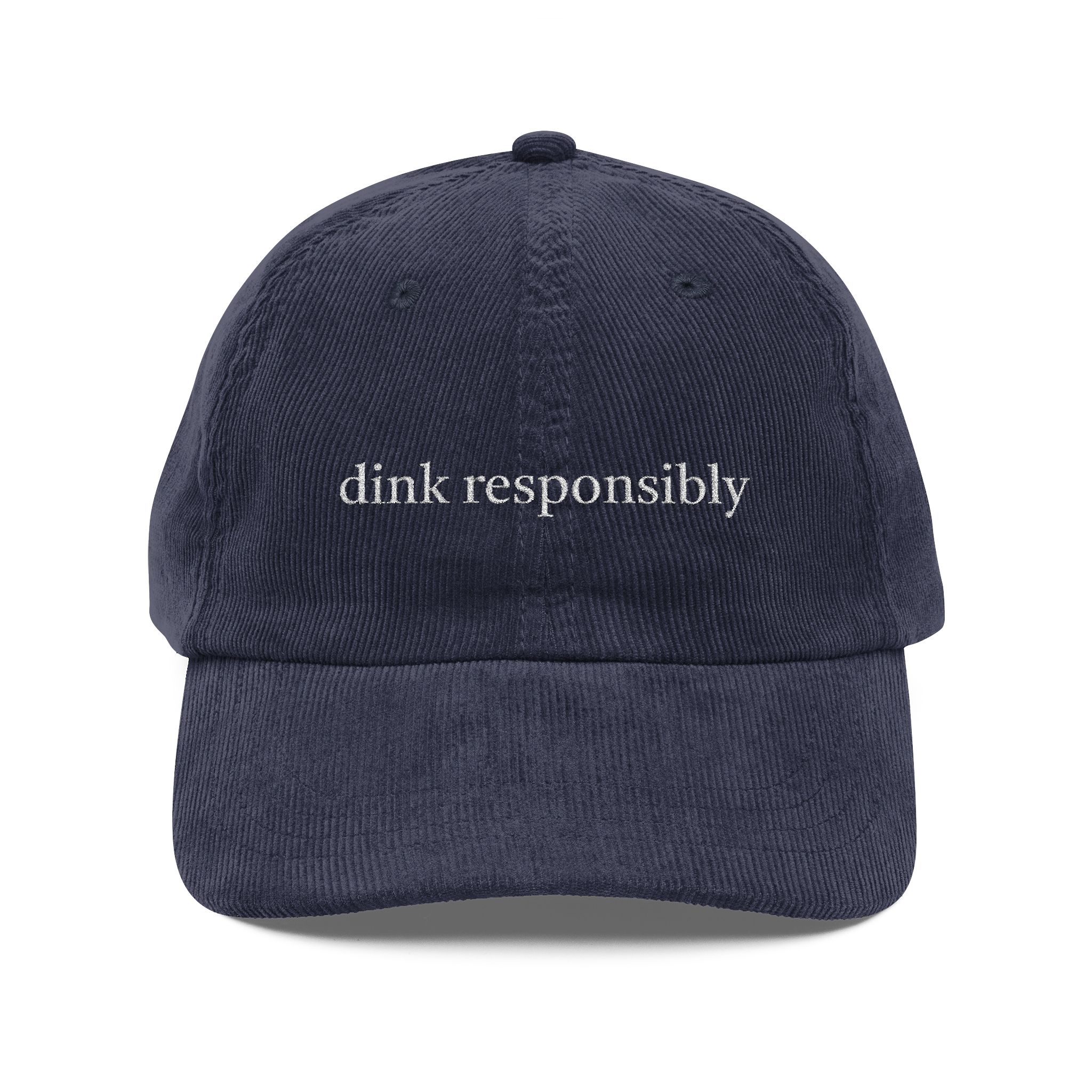 Dink Responsibly Corduroy Cap - Image 3